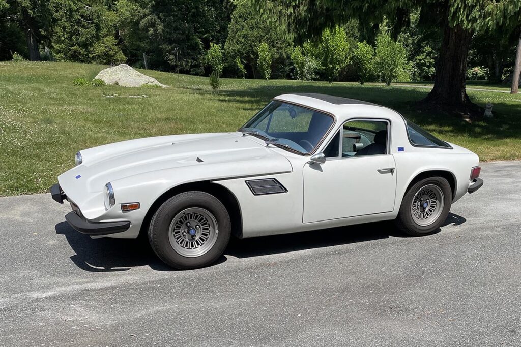 Marc & Nancy Dodson's White 1974 TVR 2500M